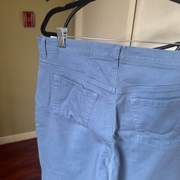 GLORIA VANDERBILT AMANDA JEANS SIZE 14 SKY BLUE COLOR STRETCH STRAIGHT - Picture 5 of 6